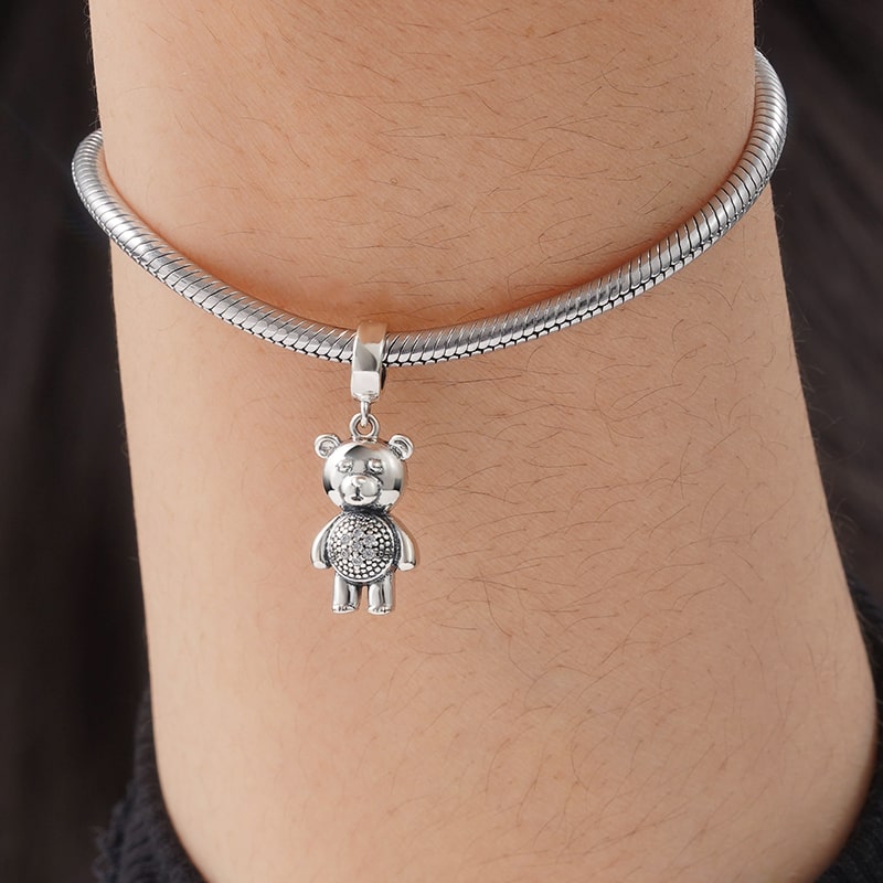 Gnoce Little Bear Pendant Dangle Charm_3