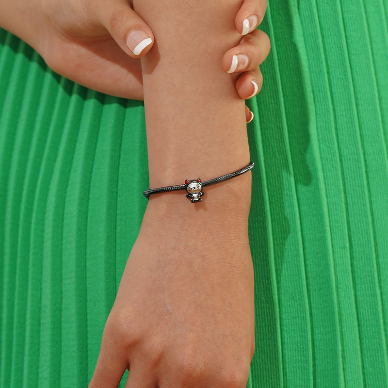 Gnoce Cool Black Cat Charm Gift for Halloween_5