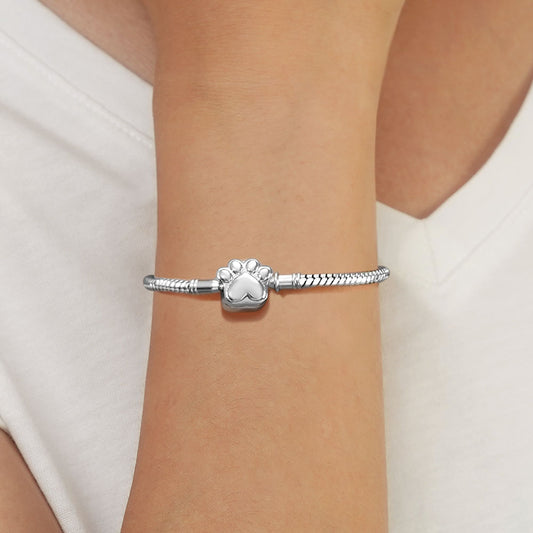 Gnoce Pet Paw Basic Snake Chain Bracelet_5