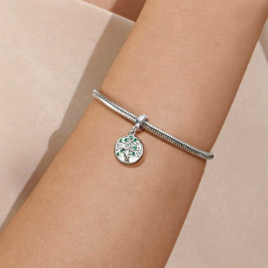 Gnoce Family Tree Personalized Photo Pendant Dangle Charm_4