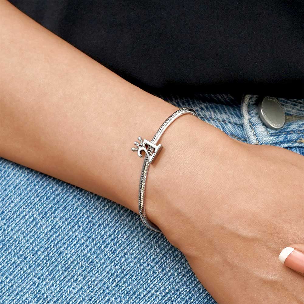 Gnoce Sweet 21st Birthday Charm Platinum-plated Silver Blend_5