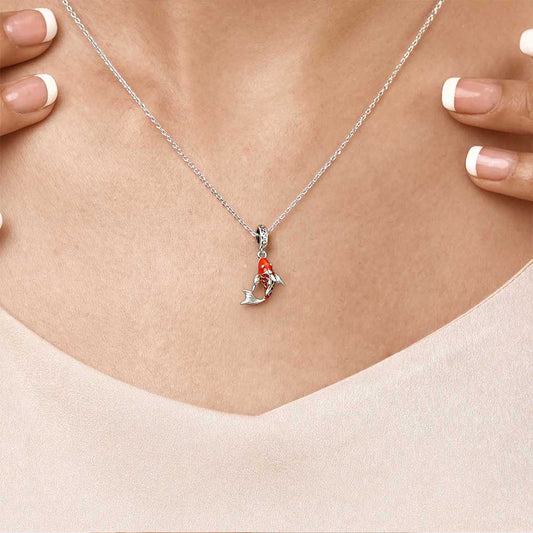 Gnoce Lucky Carp Fish Charm Platinum-plated Silver Blend_7