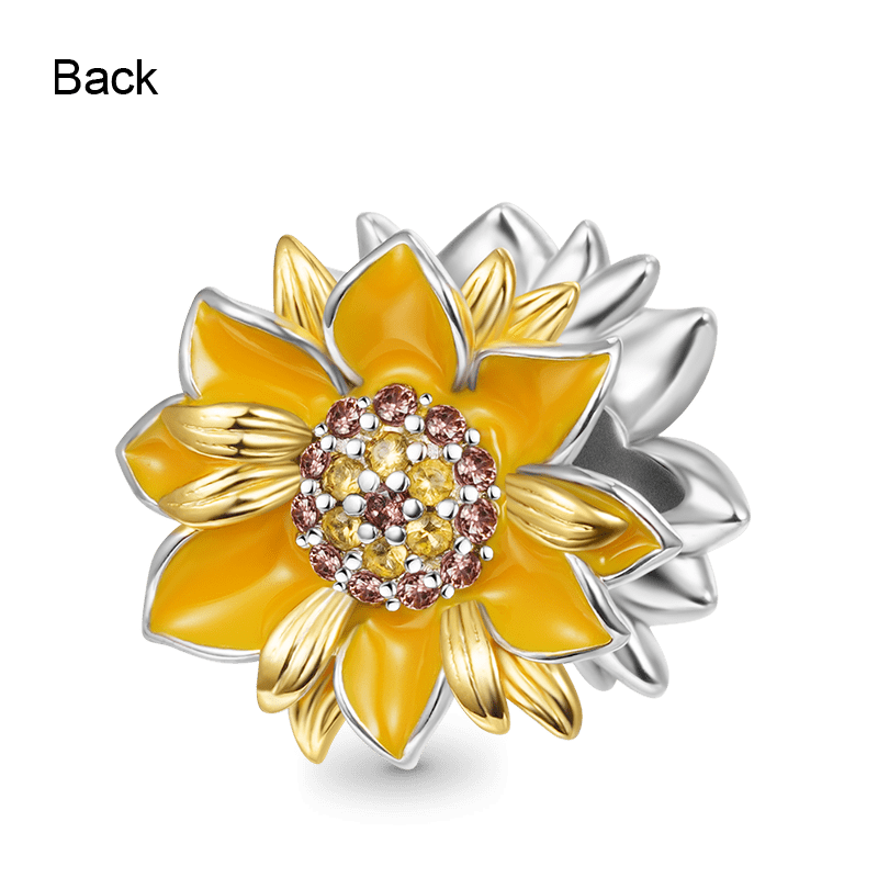 Gnoce Sparkling Sunflower Charm_6