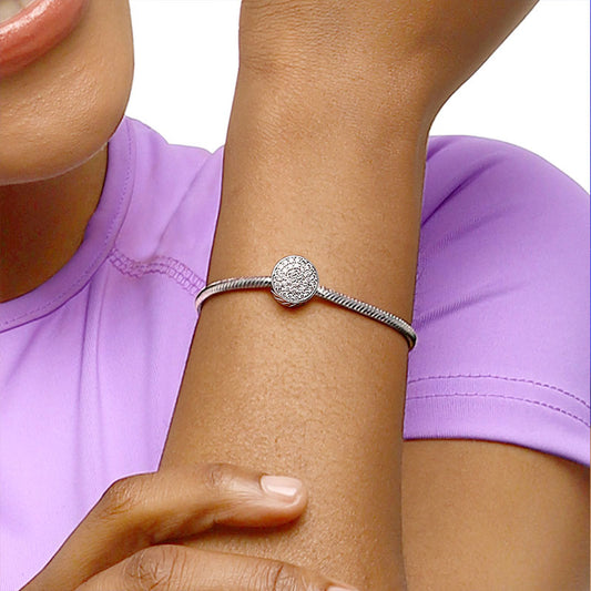 Gnoce " Golden Sweet Memories " Personalised Memory Photo Bead Charm 925 Sterling Silver Perfect Workmanship Gift for Her Fit for Bracelet Necklace_3