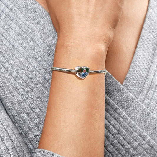 Gnoce "With You Forever" Personalized Photo Charm_5