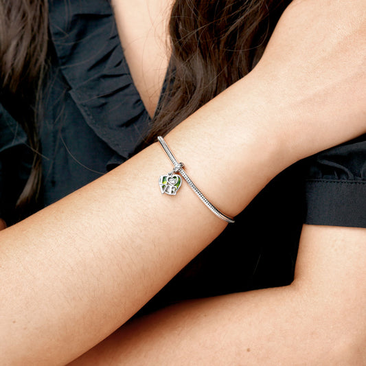 Gnoce Pet Lover Paw Personalized Photo Double Pendant Dangle Charm_5