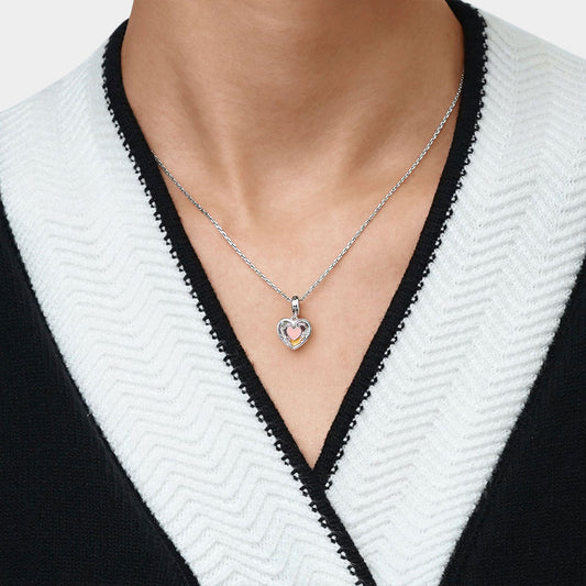 Gnoce "Daughter & Mother" Heart Personalized Photo Pendant Dangle Charm_6