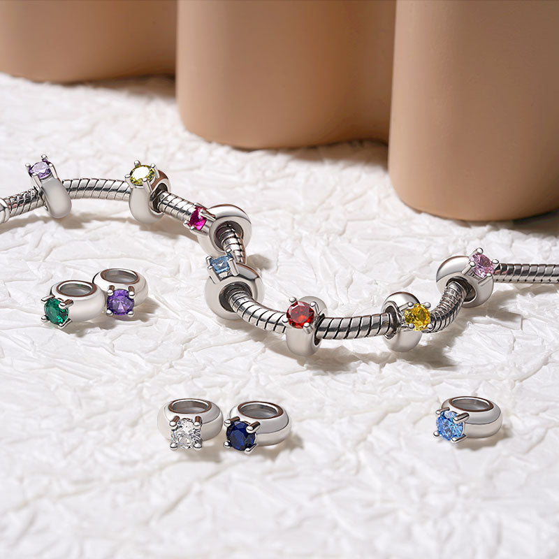 Gnoce Birthstone Basic Stopper Charm_5