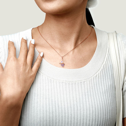 Gnoce Exquisite Perfume Heart Bottle Necklace_4