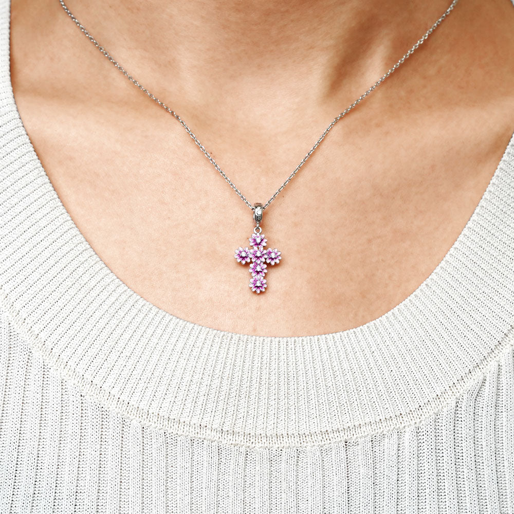 Gnoce Margarita Cross Pendant Dangle Charm_5
