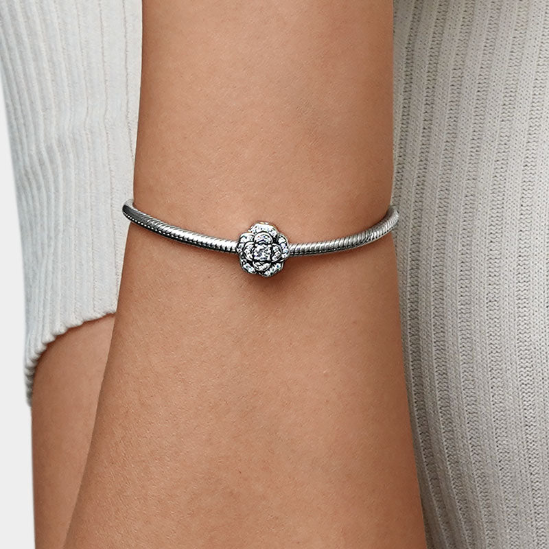 Gnoce Sparkling Camellia Flower Charm_5