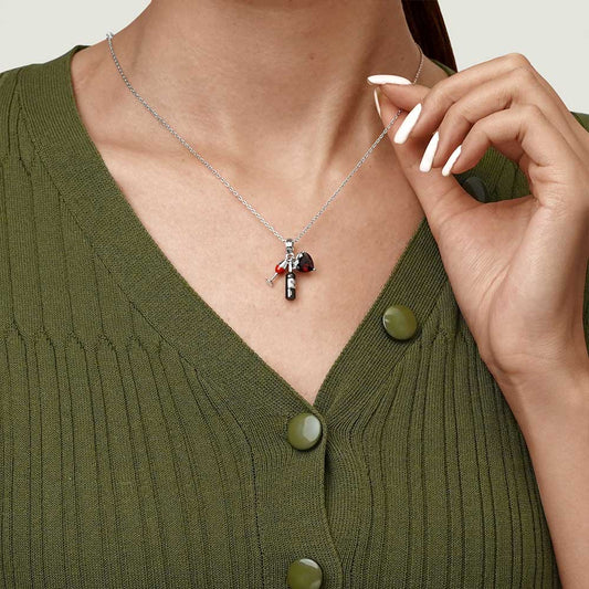 Gnoce Wine Cup Love Triple Pendant Dangle Charm_7