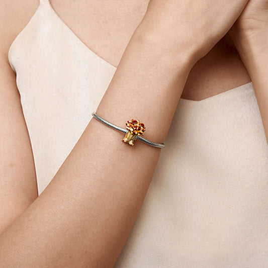 Gnoce Lion Murano Glass Charm_5