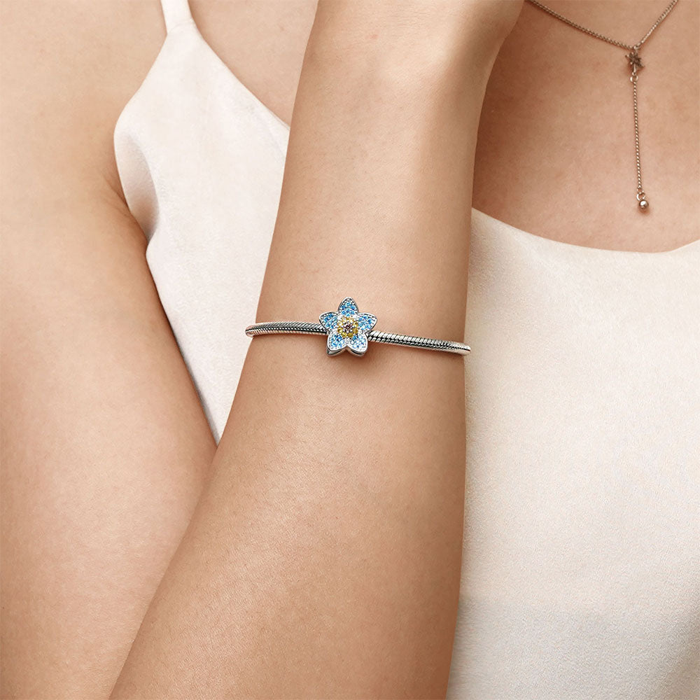 Gnoce Blooming Forget-Me-Not Flower Charm_5