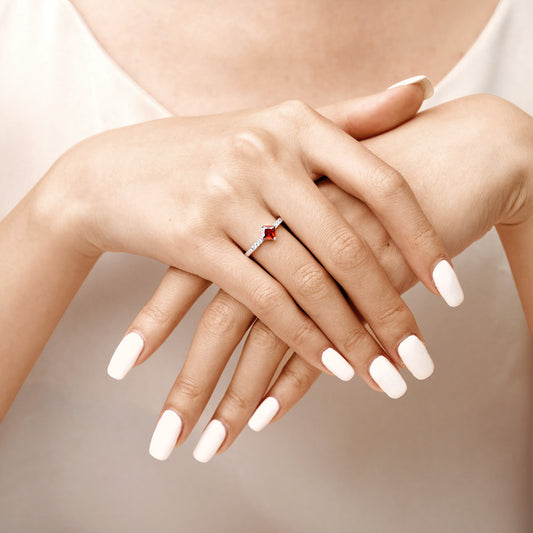 Gnoce Square-Cut Birthstone Ring_5