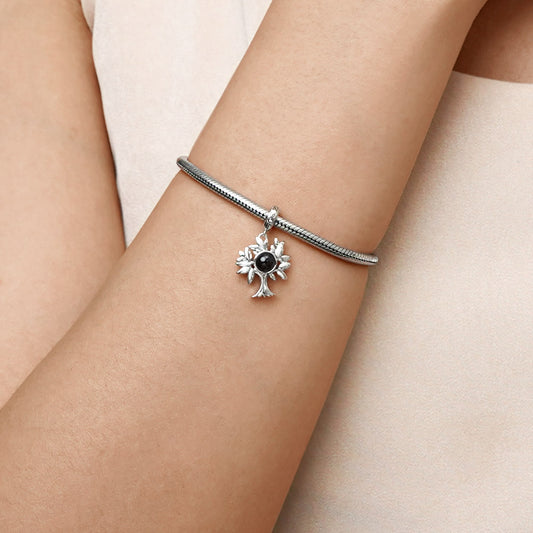 Gnoce Projection Tree of Life Personalized Photo Pendant Dangle Charm_10