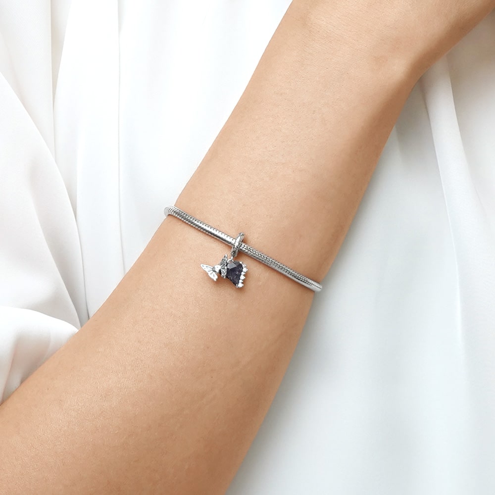 Gnoce Halloween Skull Butterfly Pendant Dangle Charm_7