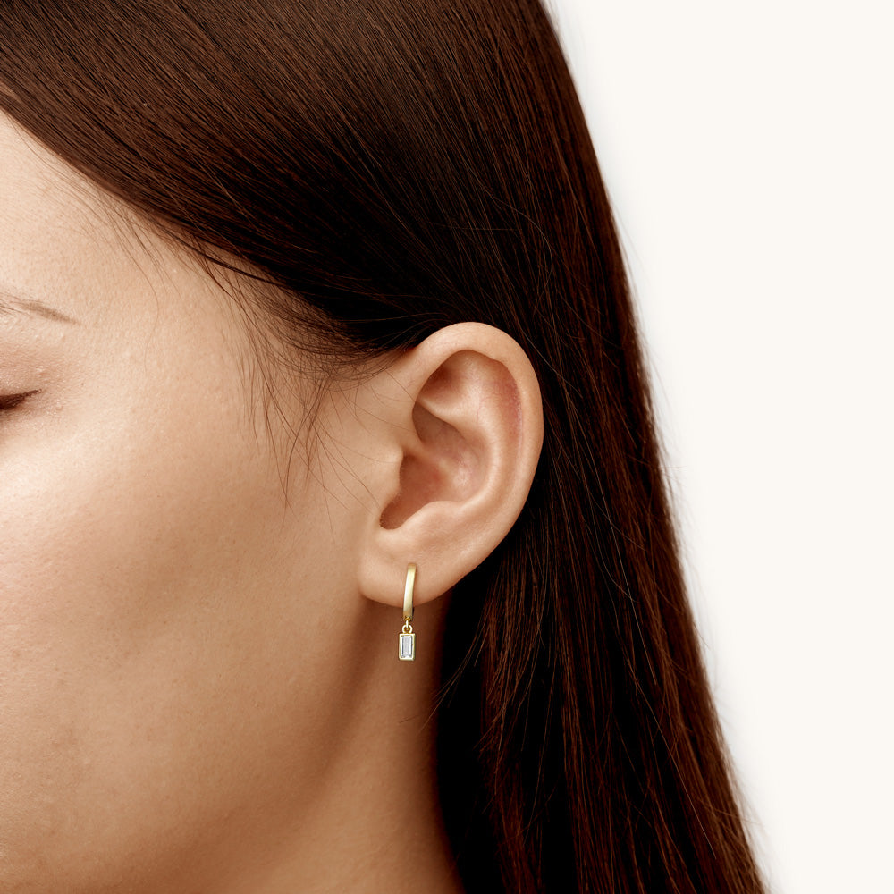 Gnoce Square CZ Drop Earrings_5