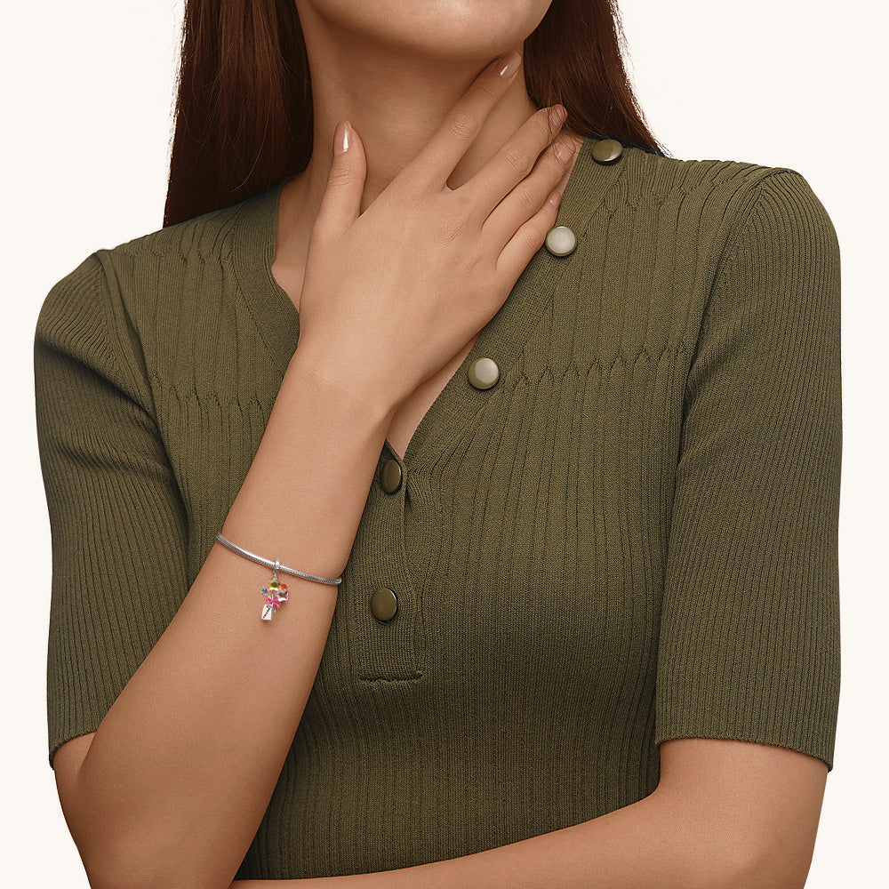 Gnoce Thanksgiving Bouquet Pendant Dangle Charm_4