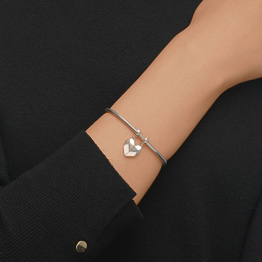 Gnoce Magnet Heart Engravable Pendant Dangle Charm_7