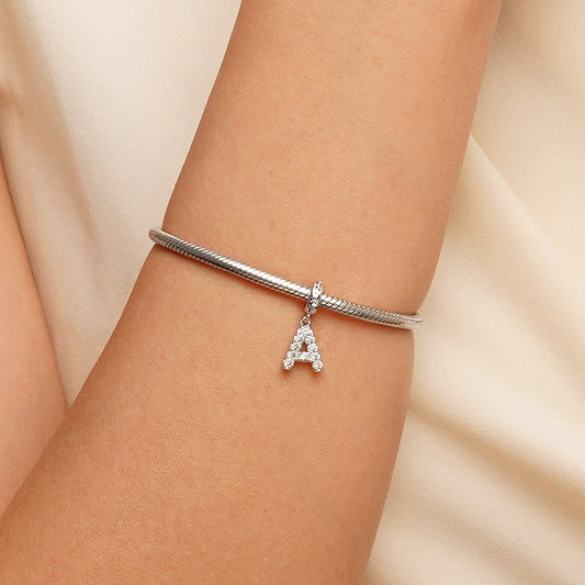 Gnoce Engravable Initial Birthstone Gift Pendant Dangle Charm_6