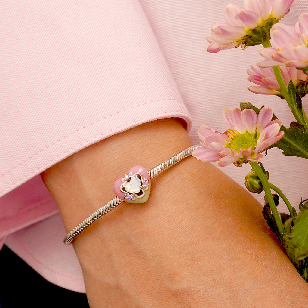 Gnoce Easter Bunny Heart Charm_5