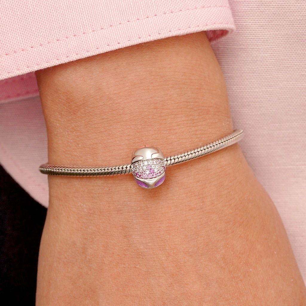 Gnoce Pink Motorcycle Helmet Charm_5