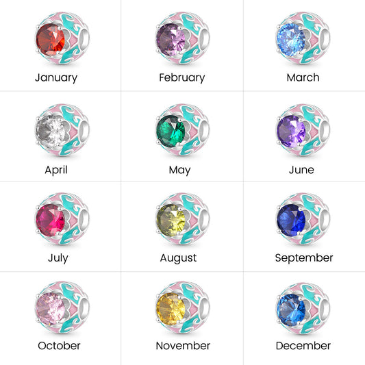 Gnoce Easter Egg Birthstone Charm_7