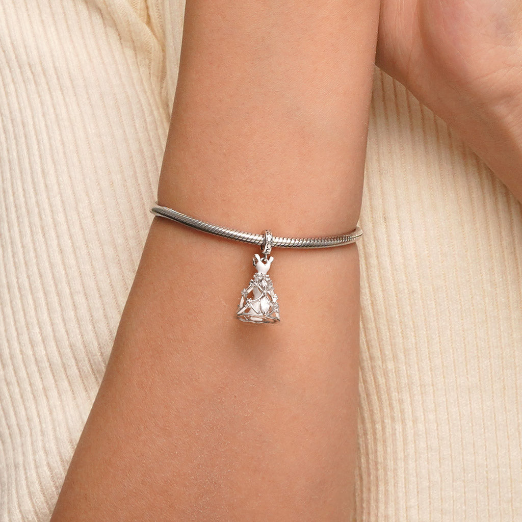 Gnoce White Wedding Dress Charm_6