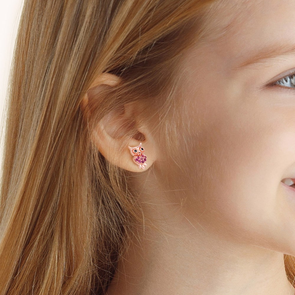 Gnoce Owl Stud Earring_4