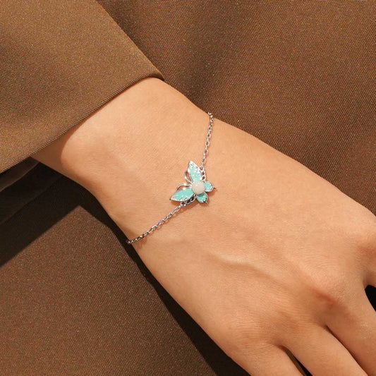 Gnoce Adjustable Glow-in-the-Dark Butterfly Bracelet_5