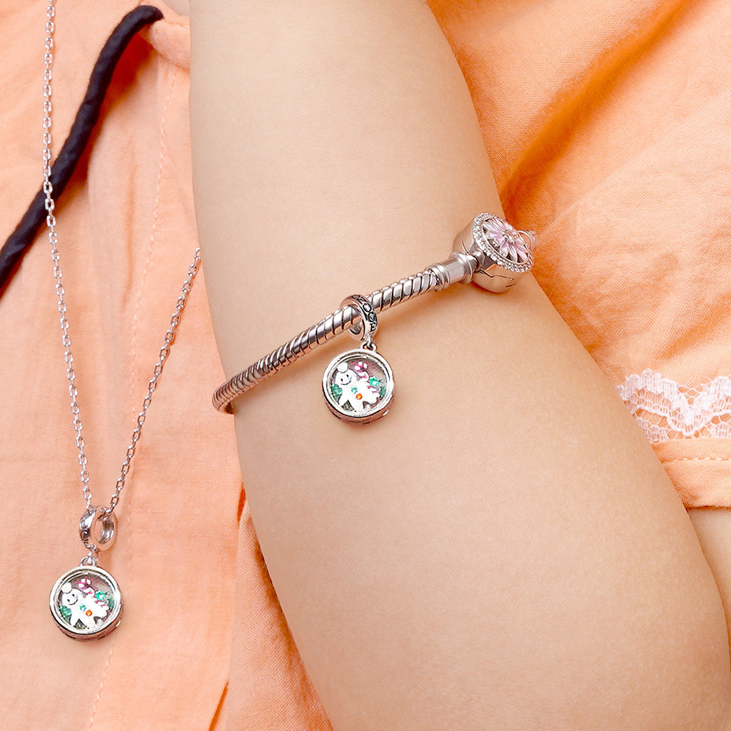 Gnoce Christmas Gingerbread Man Gift Pendant Dangle Charm_4