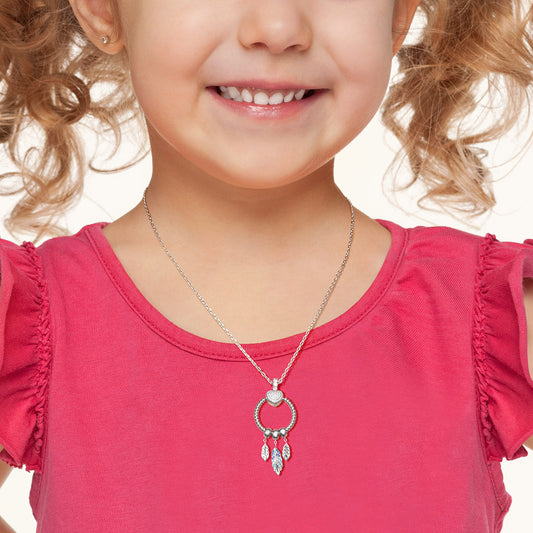 Openable O Pendant with Personalized Feathers Dangle Necklace 925 Sterling Silver_6