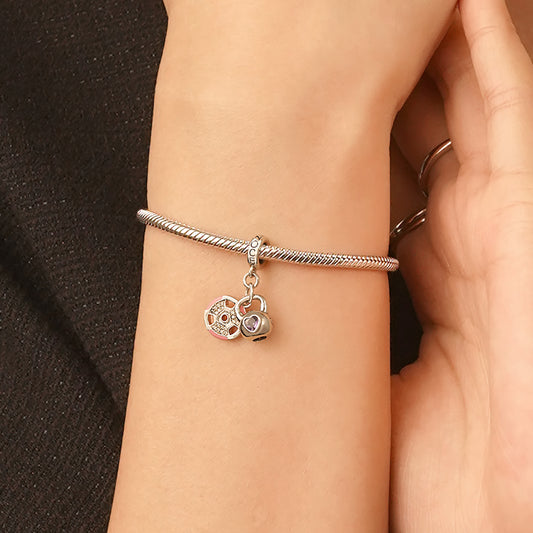 Gnoce Kettlebell & Barbell Plate Pendant Dangle Charm_6