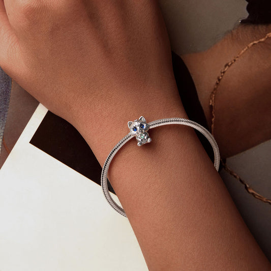 Gnoce Sterling Silver Little Raccoon Charm_4