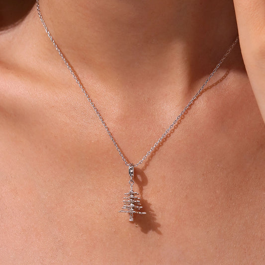 Gnoce Christmas Snowflake Tree Pendant Dangle Charm_6