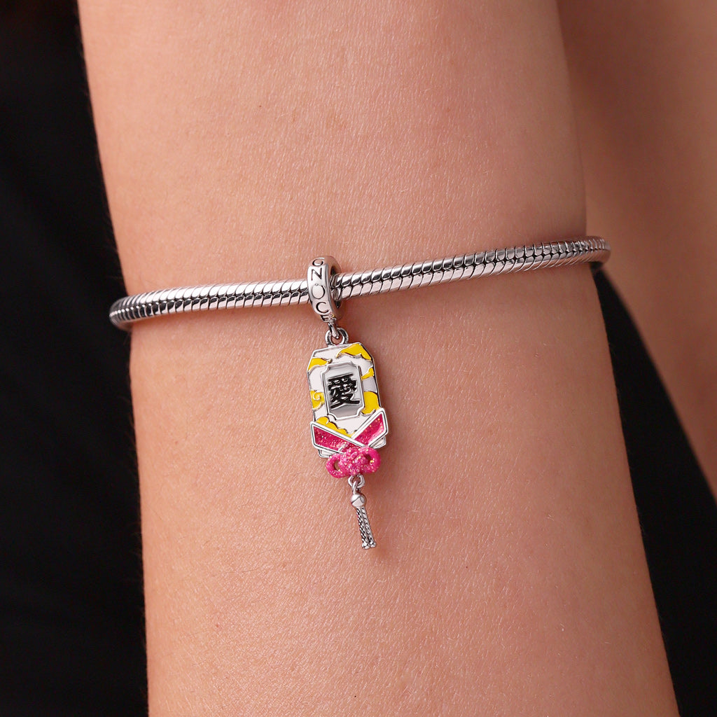 Gnoce Amulet Ukiyo-e Cloud Pendant Dangle Charm_5