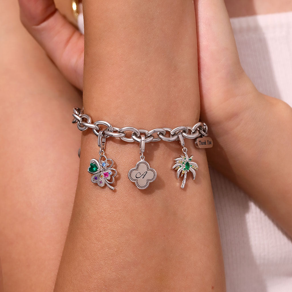 Gnoce Coconut Tree Clasp Clusters Charm_6