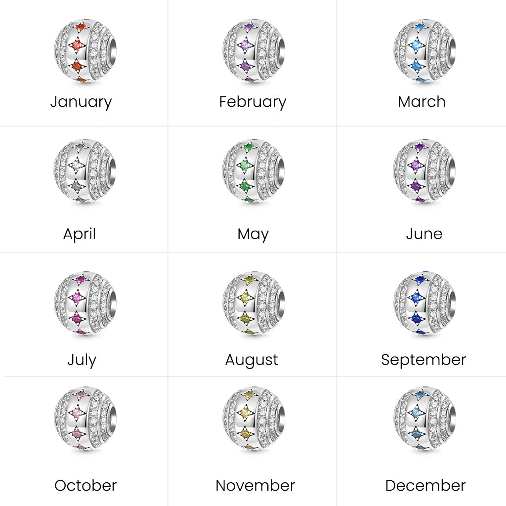 Gnoce Stars Shine Bright Birthstone Charm_7