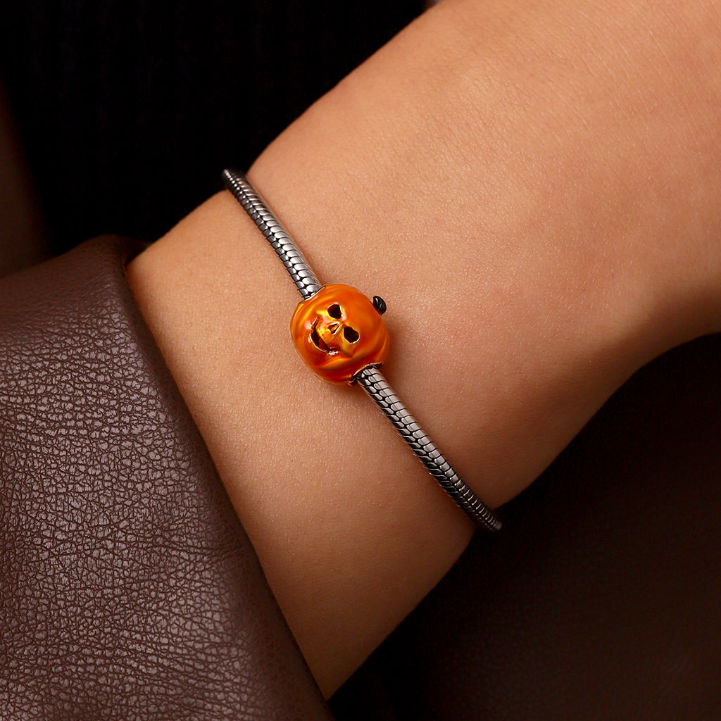 Gnoce Halloween Horror Pumpkin Head Charm_5