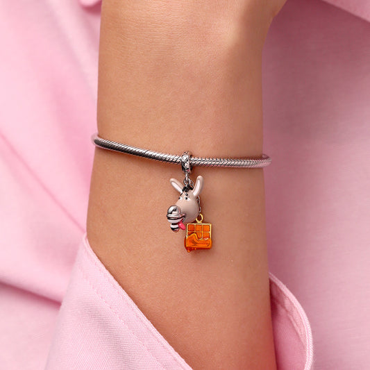 Gnoce Shrek Donkey Waffles Pendant Dangle Charm_7