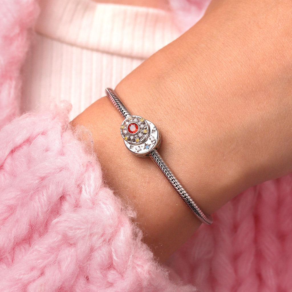 Gnoce Sun Rotating in Crescent Engravable Charm_6