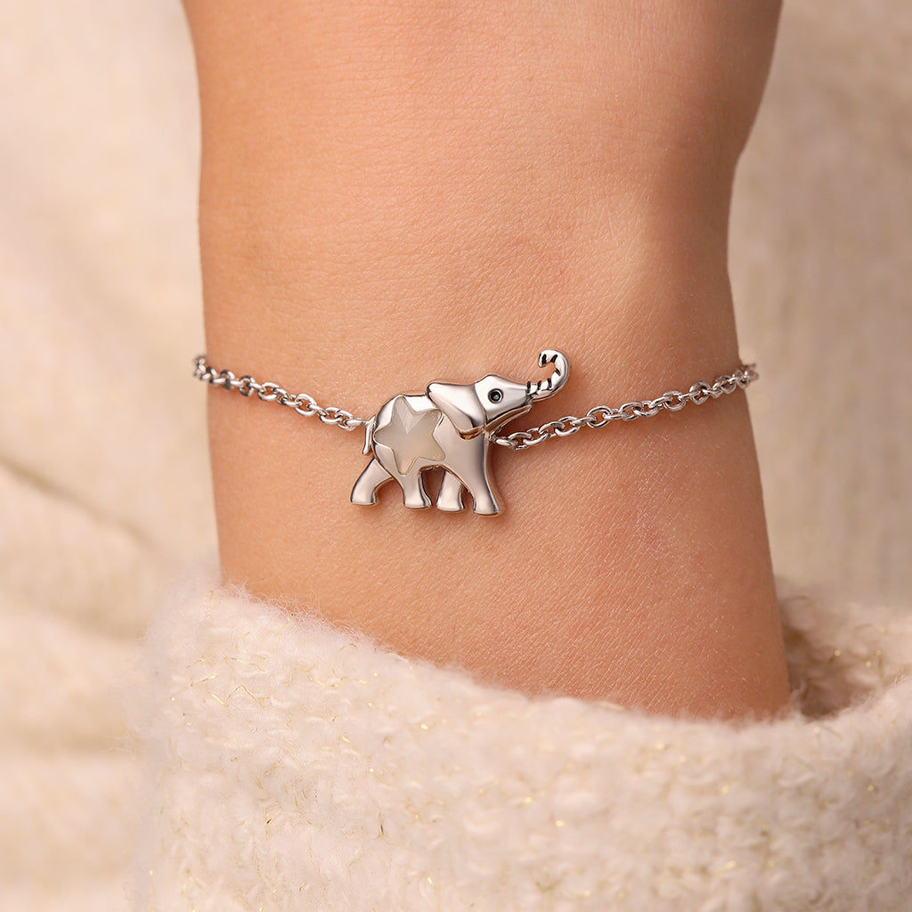 Gnoce Color-changing Animal Elephant Bracelet_5