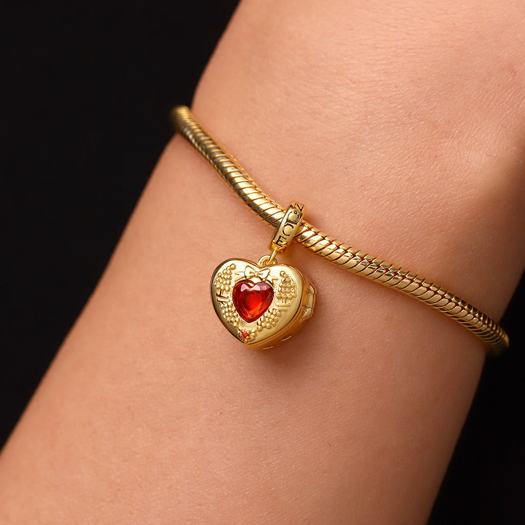 Gnoce Little Goody Two Shoes Heart Locket Charm_7