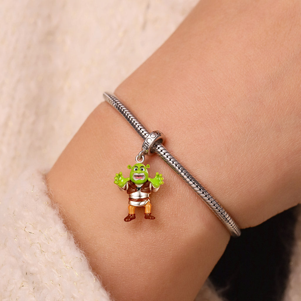 Gnoce Green-skinned Shrek Pendant Dangle Charm_6