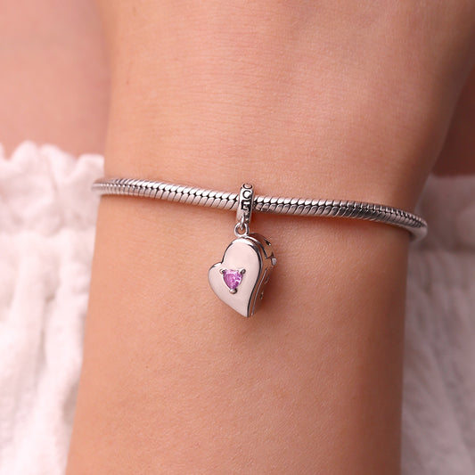 Gnoce Love Multiple Photo Locket Engravable Pendant Dangle Charm_7