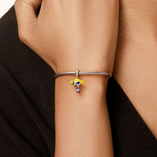 Gnoce The Powerpuff Girls Bubbles Pendant Dangle Charm_6