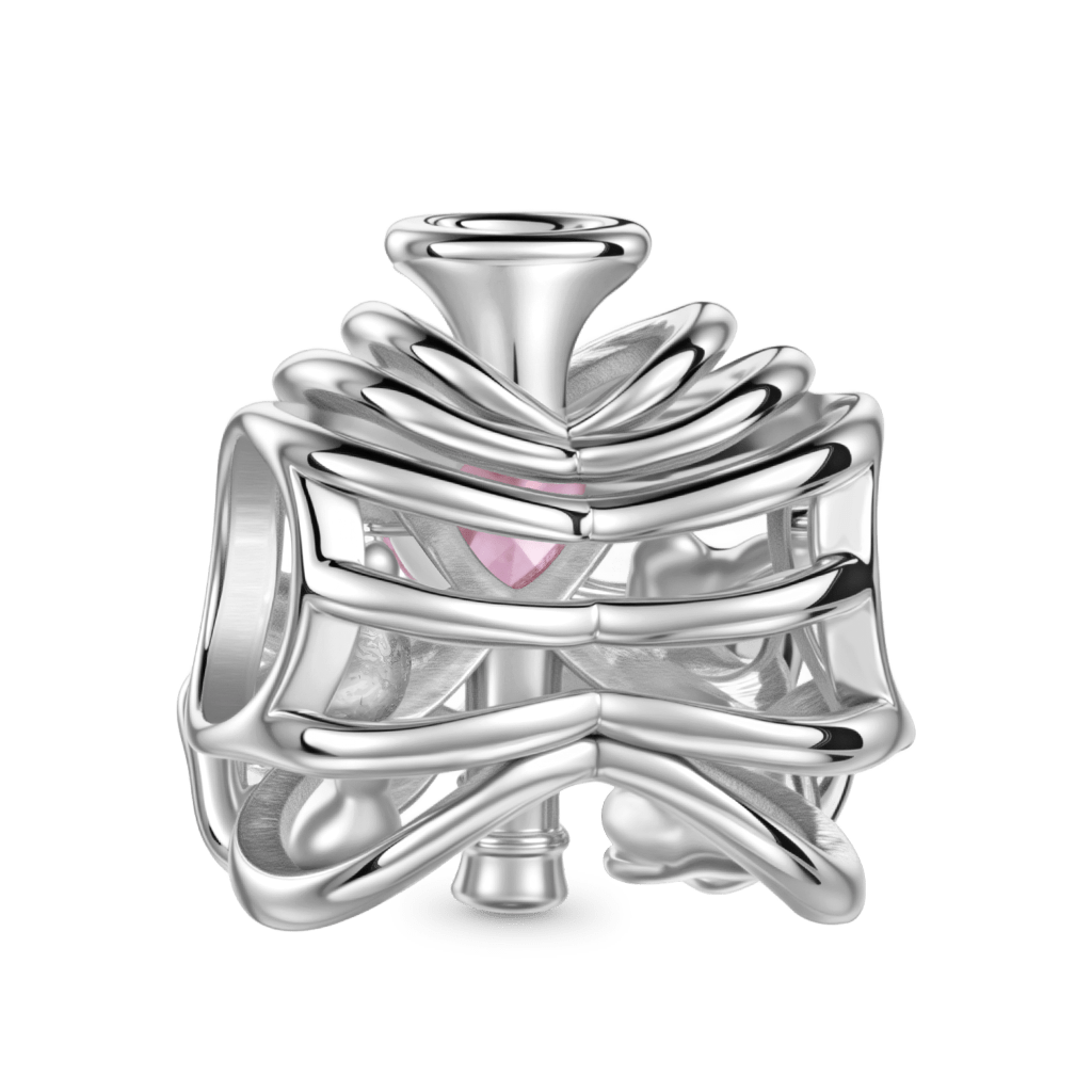 Gnoce Healing Heartache Cat Charm Platinum-plated Silver Blend_5