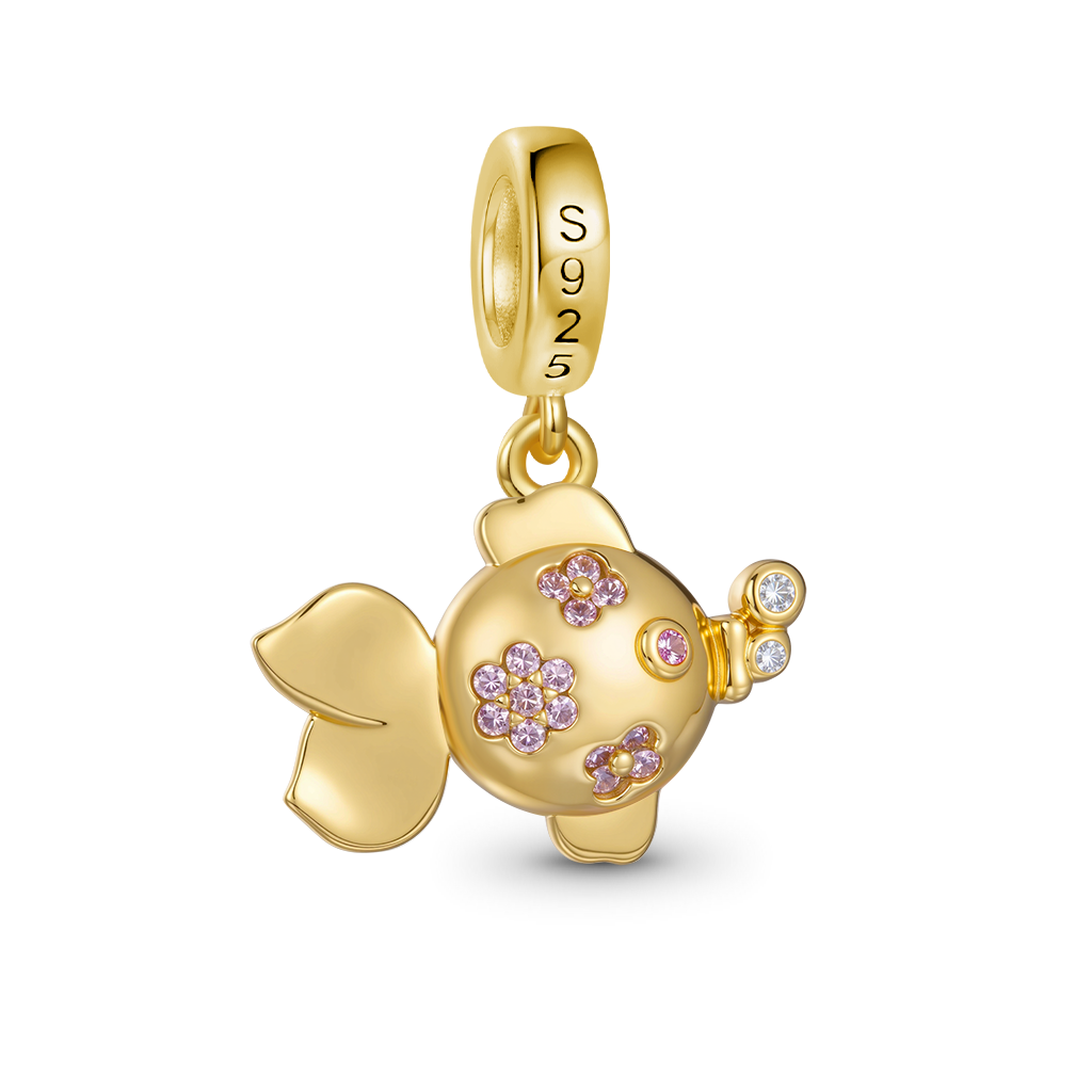 Gnoce Playful Goldfish Charm_5