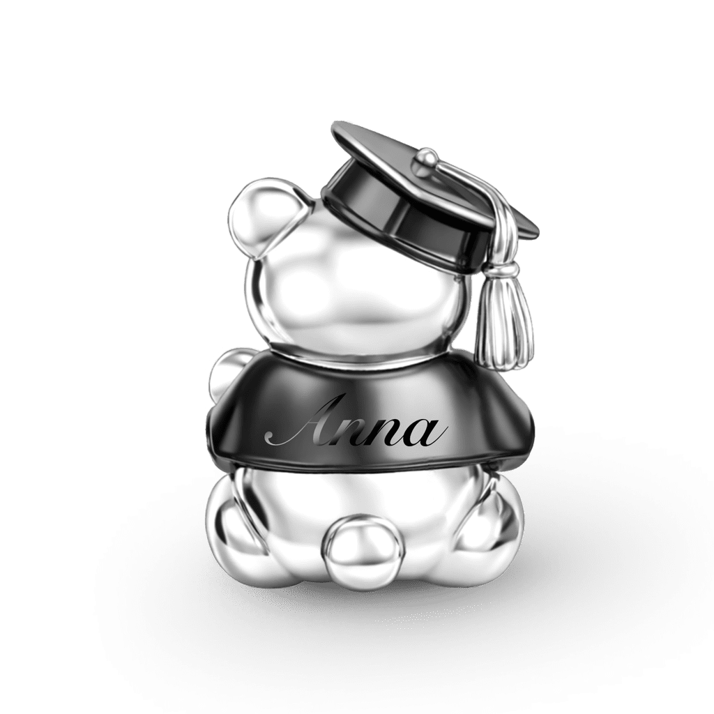 Gnoce Graduation Little Bear Engravable Charm_6